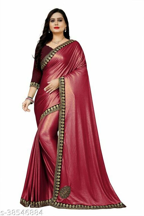 Post image Ccontact 9426749053 atalog Name:*☄️Trendy Attractive Sarees*Saree Fabric: Silk / Linen Blend / Lycra / Malai SilkBlouse: Saree with Multiple BlouseBlouse Fabric: Product DependentPattern: SolidBlouse Pattern: Same as BorderMultipack: SingleSizes: Free Size (Saree Length Size: 5.5 m, Blouse Length Size: 0.8 m) 
Dispatch: 2-3 DaysEasy Returns Available In Case Of Any Issue*Proof of Safe Delivery! Click to know on Safety Standards of Delivery Partners- https://ltl.sh/y_nZrAV3