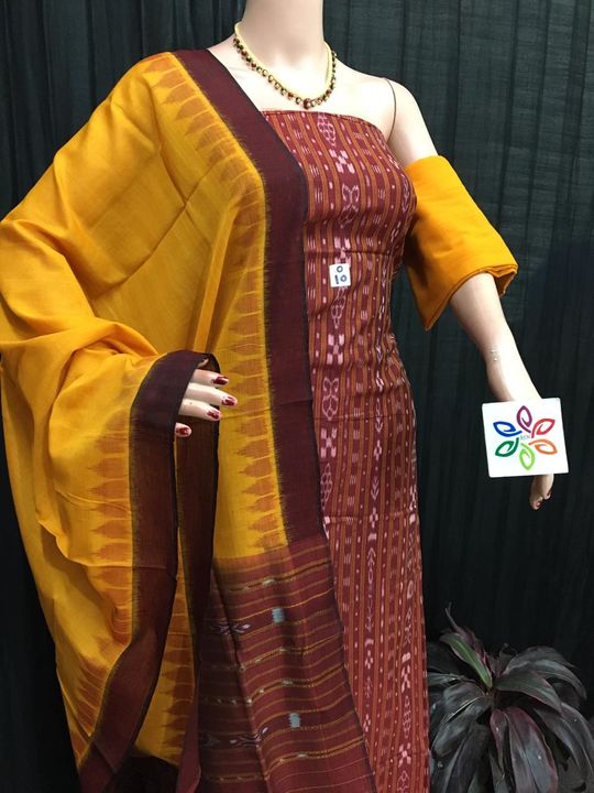 Sambalpuri cotton handloom dress  materials uploaded by MAHAPATRA HANDLOOM on 8/5/2021