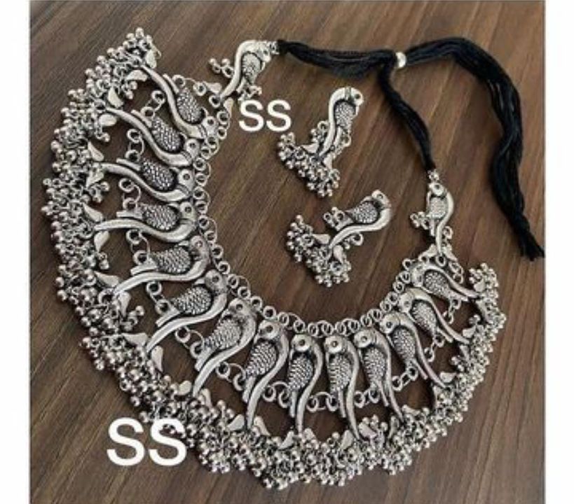 Oxidised necklace set uploaded by Vaishno Marketing on 8/5/2021