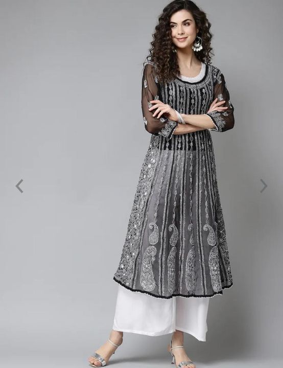 Chikan kurti uploaded by business on 8/5/2021