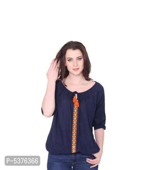Trendy Casual wear Rayon Top uploaded by business on 8/5/2021