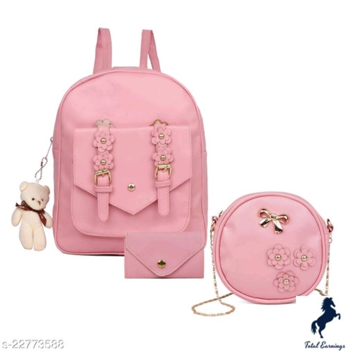 Trendy women bagpack uploaded by business on 8/5/2021