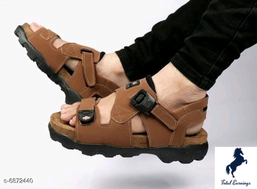 Trendy men sandals uploaded by Total earnings on 8/5/2021