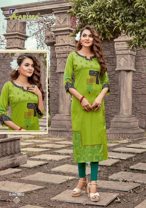 This seasion karissa®️ brand is bringing the Kurties of cool prices comfortable to wear for making a uploaded by Cotton dress material on 8/5/2021