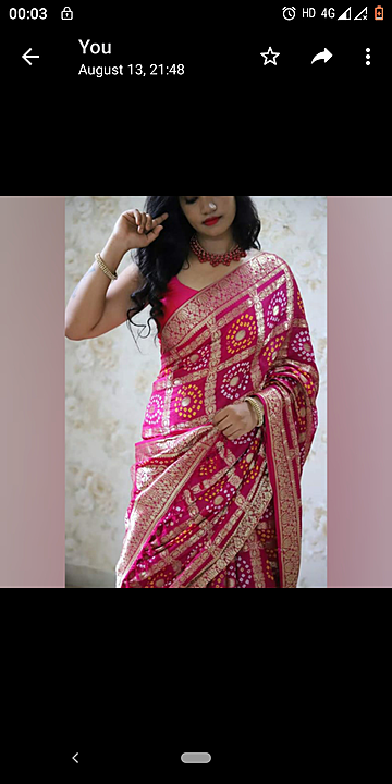 Post image Hey! Checkout my new collection called Pure banarsi silk ghatchola saree.
