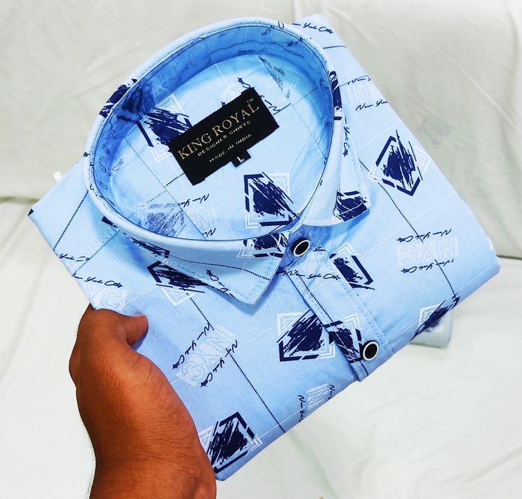 Cotton shirt uploaded by S K Garment Hub on 8/5/2021