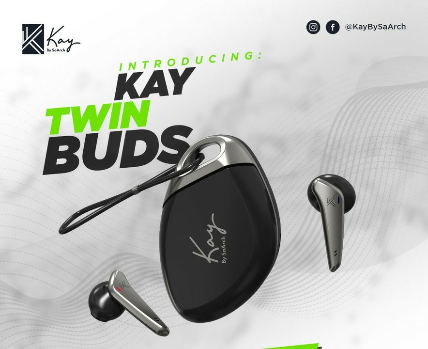 The most stylish Earbuds, Kay Twinbuds Earbuds uploaded by Saarch International  on 8/5/2021