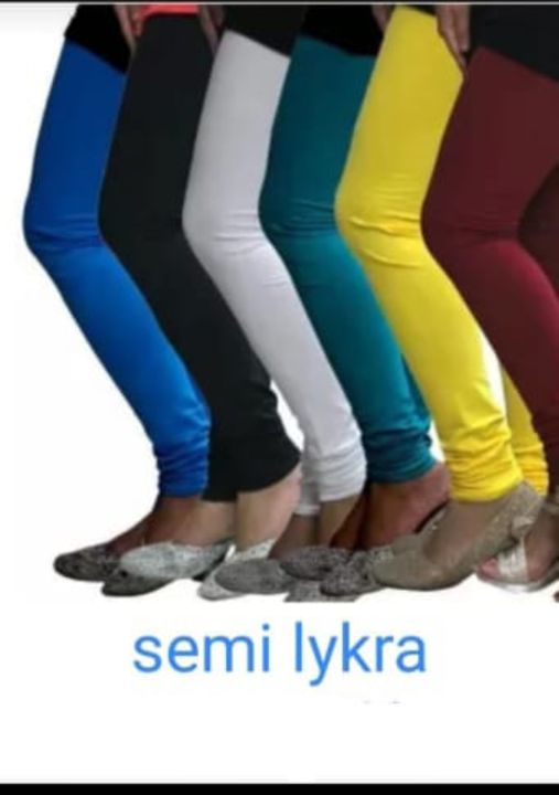 Semi lycra leggings  uploaded by Asit supplier on 8/6/2021