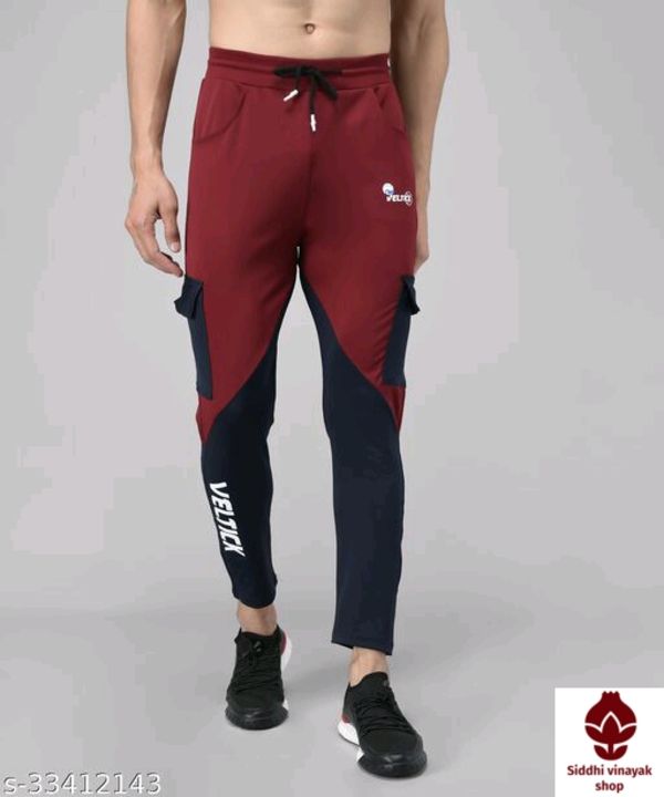 Men's lycra colour block track pants uploaded by Siddhivinayak shop on 8/6/2021
