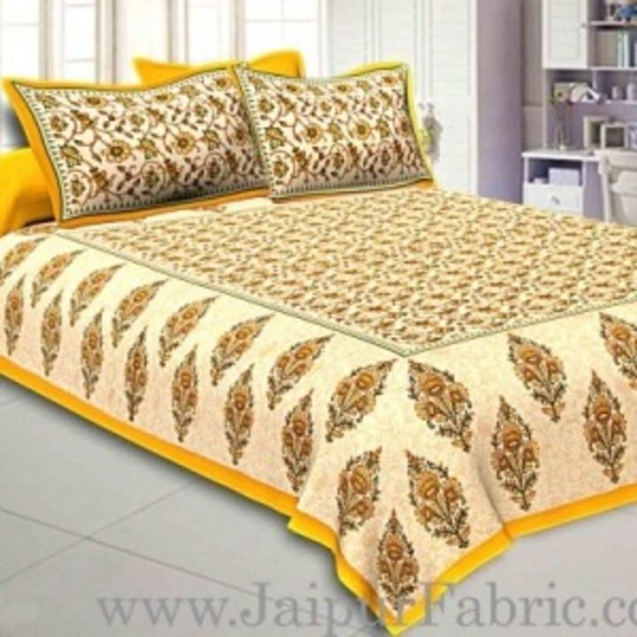 King size Bedsheet uploaded by Cotten saree and suit on 8/6/2021