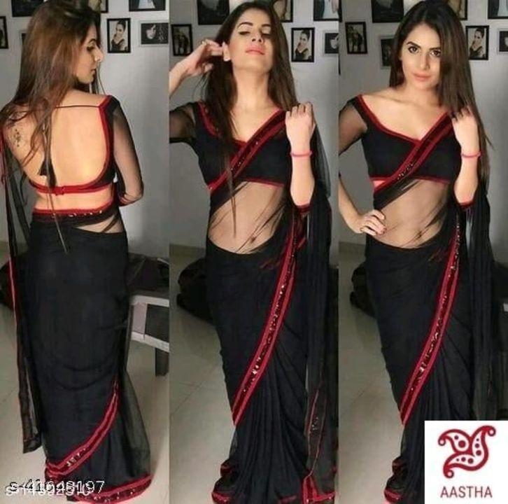 Net saree uploaded by Indian Textile Agency on 8/6/2021