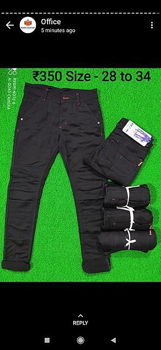 FC zone black jeans heavy fabric uploaded by business on 8/28/2020
