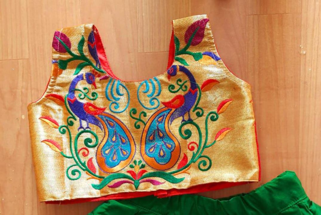 Post image I want 10 Pieces of Ready Blouse South Indian Style Brocket all over.
Below is the sample image of what I want.
