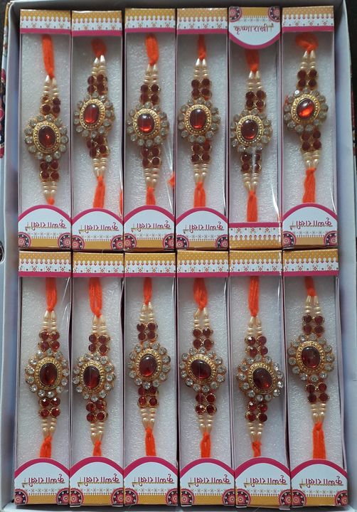 Post image Rakshabanshan special 
Rakhi on Wholesale price 
If any requirement plz contact on or whatsapp on 8657630189 / 9326244022