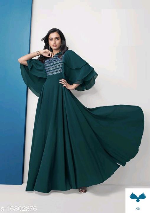 Post image TRENDY GEORGETTE GOWN FOR WOMEN for rs.899