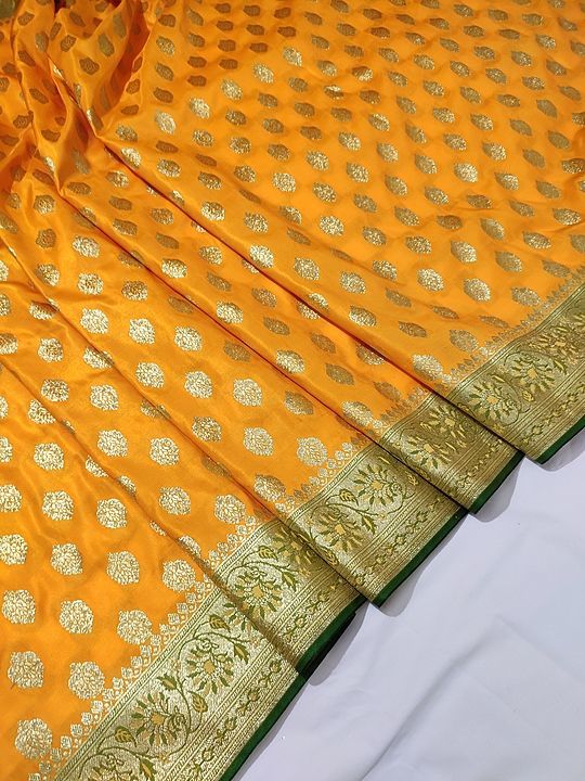 Banarasi satin silk saree uploaded by business on 8/28/2020