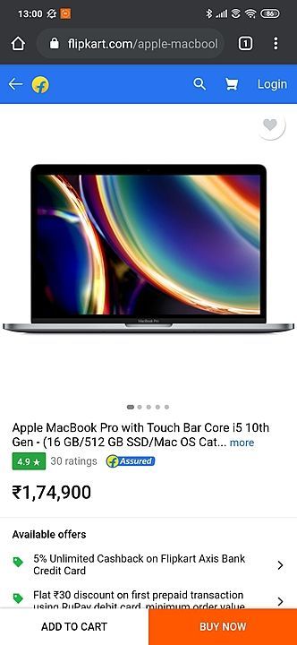 Apple Macbook pro MWP42HN/A uploaded by business on 8/28/2020