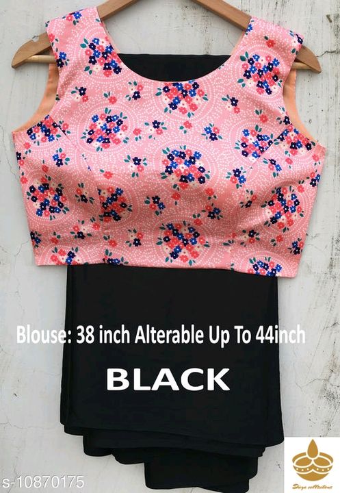 Post image Aakarsha Fashionable Sarees
Saree Fabric: SatinBlouse: Stitched BlouseBlouse Fabric: BrocadePattern: SolidBlouse Pattern: PrintedMultipack: SingleSizes: Free Size (Saree Length Size: 5.5 m, Blouse Length Size: 0.8 m) Price -1050