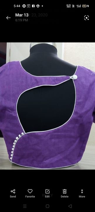 Model blouse  uploaded by business on 8/6/2021