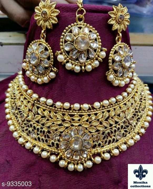 Kundan jewellry uploaded by business on 8/6/2021