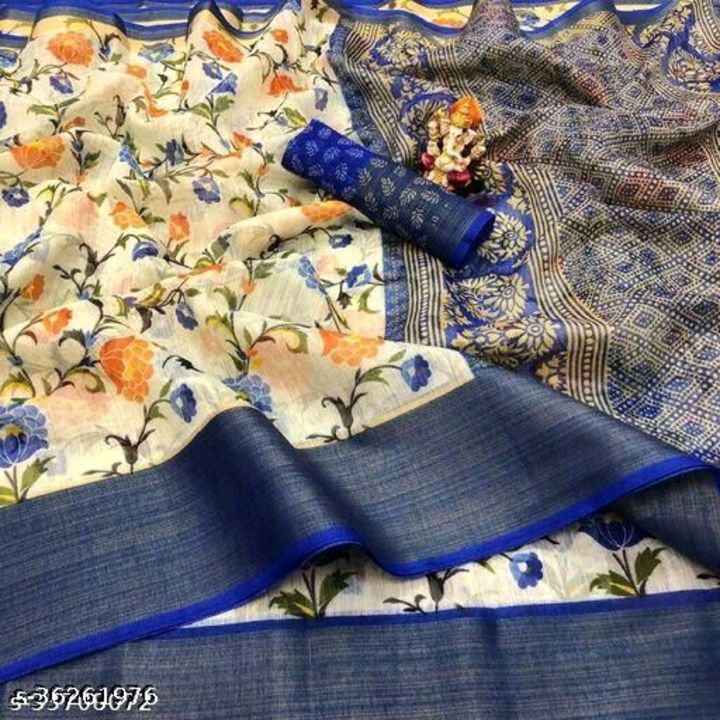 Saree uploaded by Priti Clothing Collection on 8/6/2021