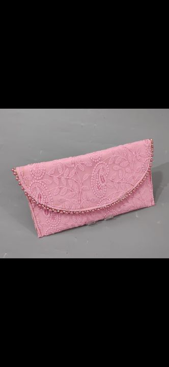 Post image Luckhnowi work clutch. Size 8.5 by 4.5 inch. Retail and wholesale both.