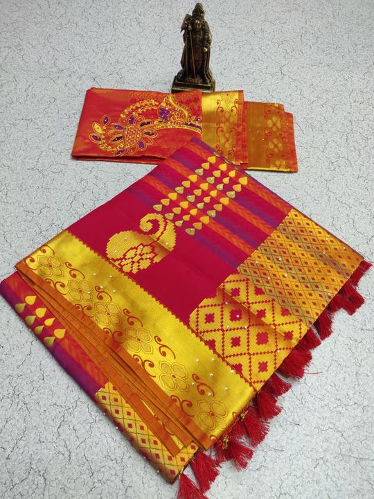 WEDDING SILK SAREES uploaded by business on 8/7/2021