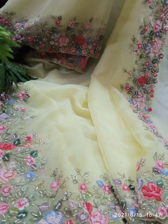 Organza handwork uploaded by business on 8/7/2021