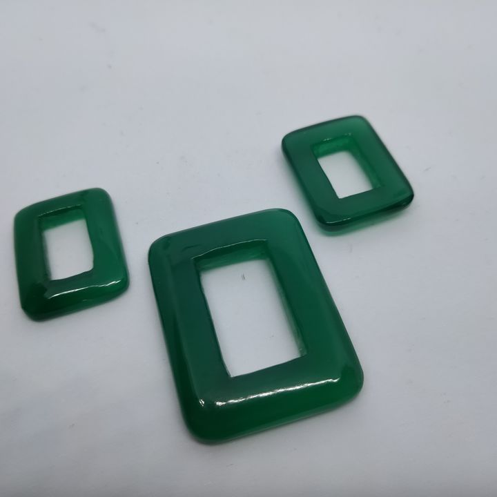 Green onyx pair uploaded by Gemstones on 8/7/2021
