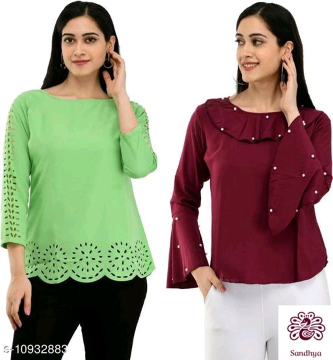 Regular fit combo top uploaded by Sandhya ready mades and kids ware on 8/7/2021