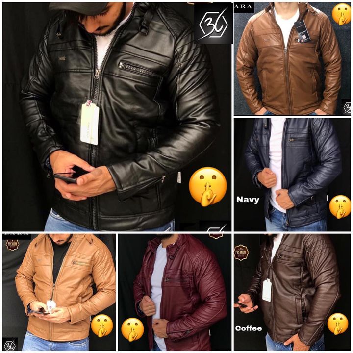 Leather jacket* uploaded by business on 8/7/2021