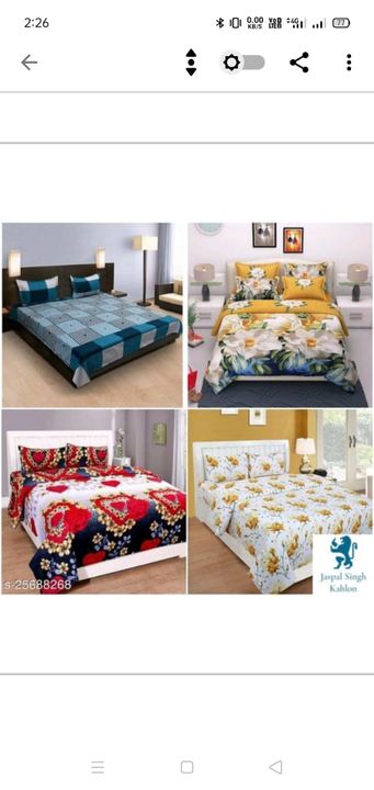 Cotton bedsheet uploaded by business on 8/7/2021