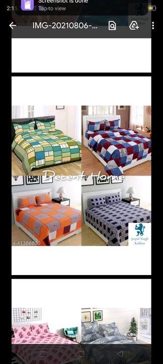 Cotton bedsheet uploaded by business on 8/7/2021