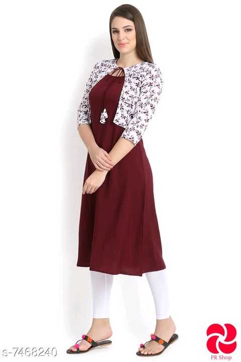 The Dressery's Printed Crepe kurti uploaded by business on 8/7/2021