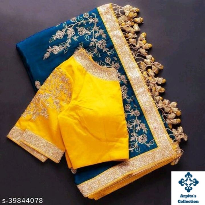 Catalog Name:*⚡Trendy Petite Sarees*
 uploaded by business on 8/7/2021