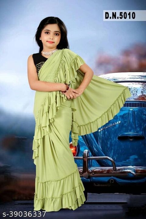 Stylish Girls Sarees uploaded by business on 8/7/2021