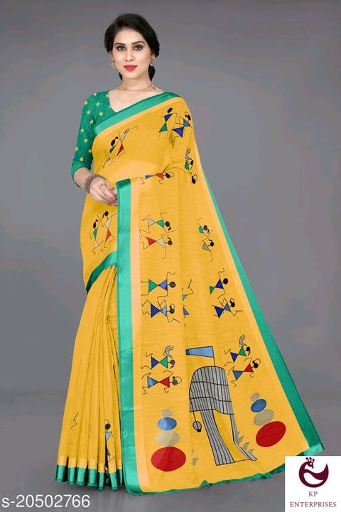 Cotton printed sarees uploaded by business on 8/7/2021
