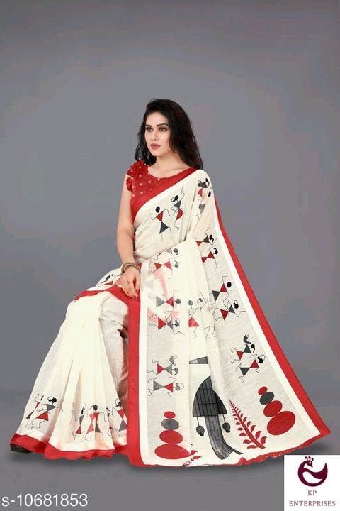 Cotton printed sarees uploaded by Kp enterprises on 8/7/2021