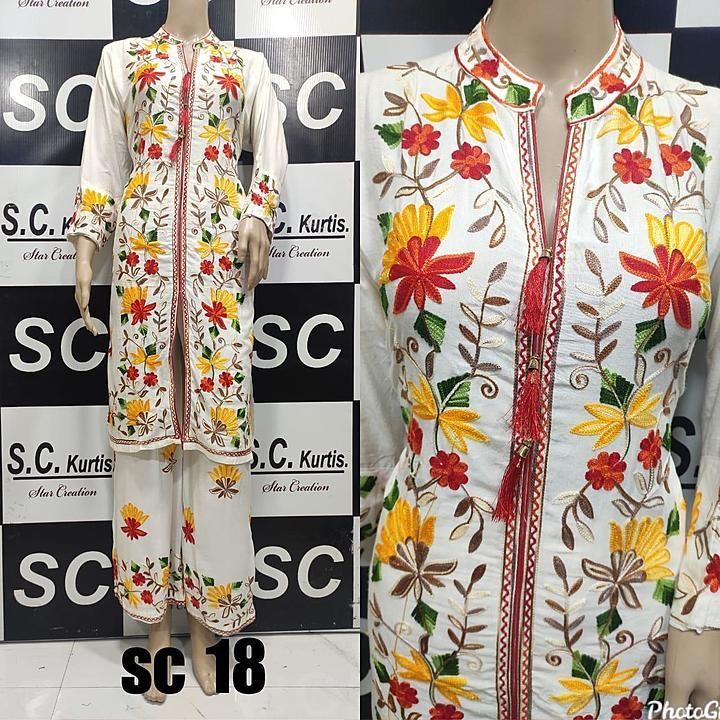 Post image We are manufacturing sc kurtis wholesaler and resaler welcome for more information contact me on whatspp +91 7900130663