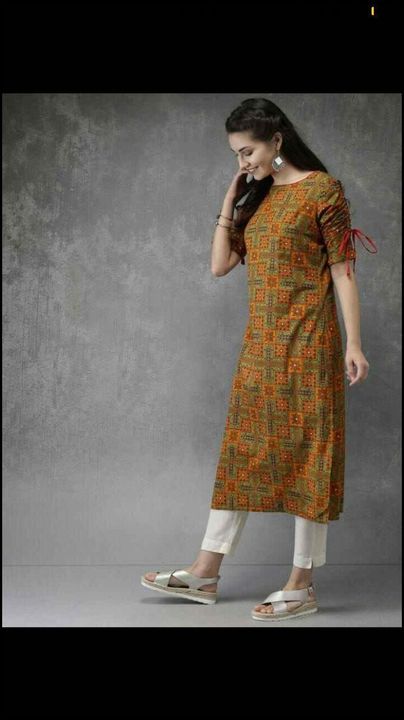 Kurti with pant plazzo uploaded by Lata creation on 8/7/2021