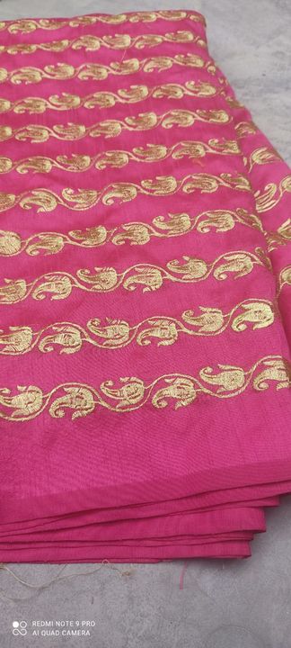 Fabric with embroidery 150 rs per meter uploaded by business on 8/7/2021