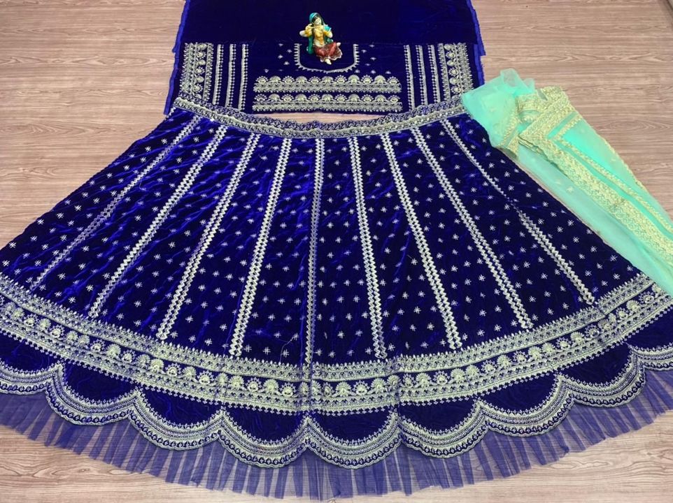 Btat 45y embroidery lehenga uploaded by Style4Queens on 8/7/2021