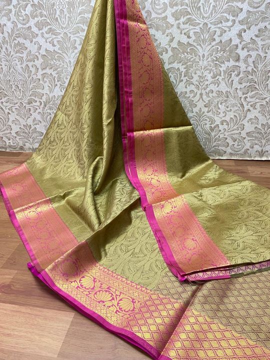 Kora aurgunja muslin banarasi thanchui new dijain saree uploaded by Superior art silk saree creation on 8/7/2021