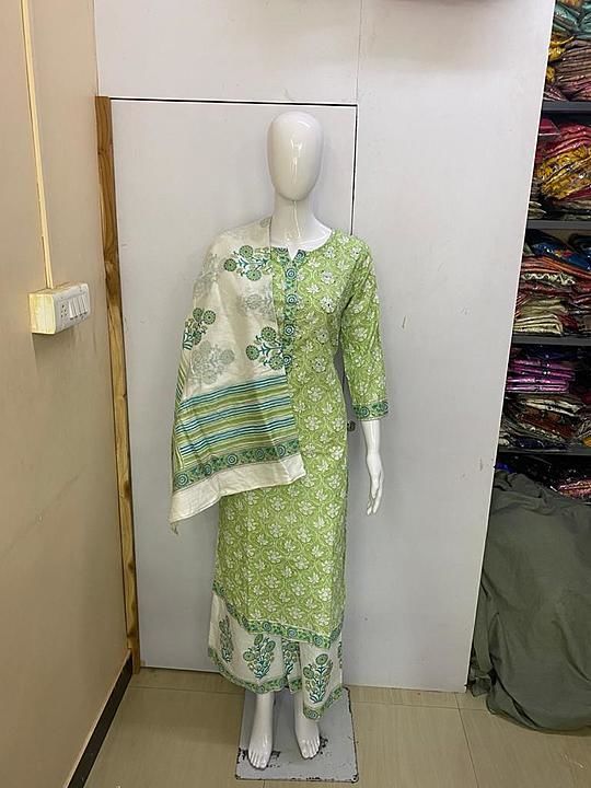 Kurti with plazzo and dupatta  uploaded by business on 8/28/2020