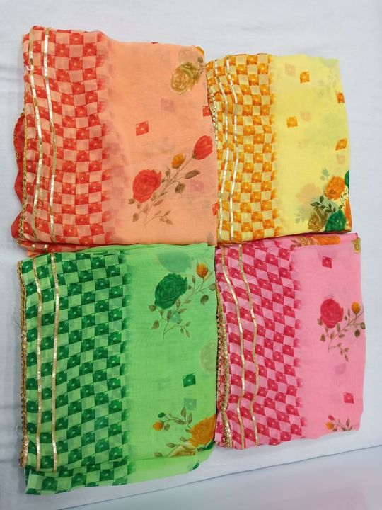Printed saree uploaded by business on 8/8/2021