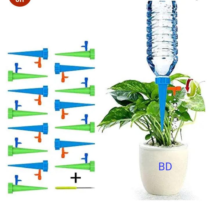 Post image I want 50 Pieces of gardening water droplet dispenser cap.
Below are some sample images of what I want.