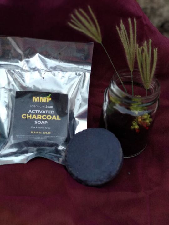 Activated charcoal soap uploaded by Bhavesh Vyas on 8/8/2021