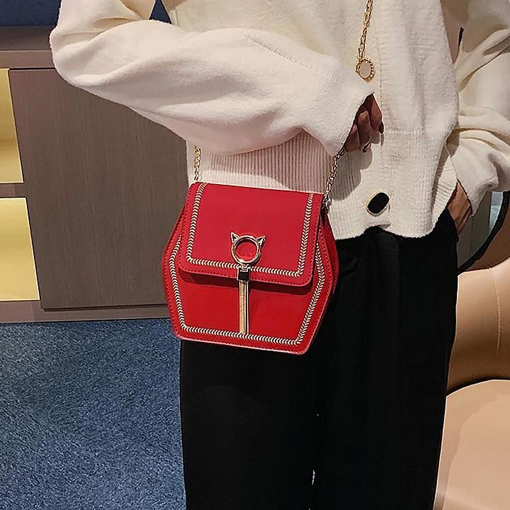 Beautiful sling bag red and green uploaded by business on 8/29/2020