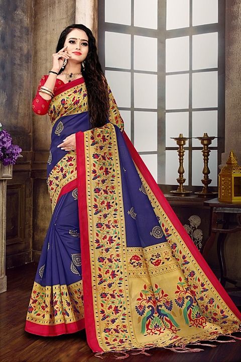 Post image *New catalog*

*MAKE YOUR LADY QUEEN 

*Presenting Art Silk Saree New Catalog*

	*Catalog*: PF-242

*For Women's Beautiful Printed Art Silk Saree with Blouse Piece &amp; fancy jhalar*

*Fabric*: Art Silk
*BLOUSE ATTACHED WITH SAREE*

*Number of Color*: 08

	*Rate*: 350/-

*Ready to Dispatch*

	Thank you