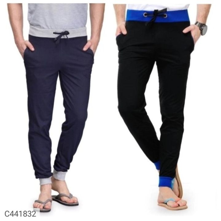 Solid Slim Fit Joggers (Buy 1 Get 1 Free)
 uploaded by business on 8/9/2021